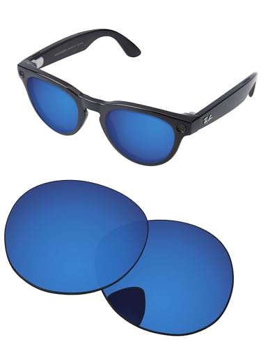 Image of Replacement Lenses for Ray-Ban Meta Headliner RW4009 & RW4013 50mm AI Glasses - Photochromic, Anti Blue Light Lens