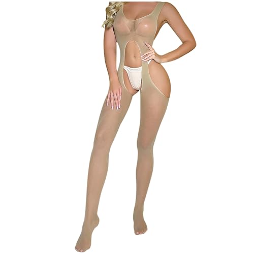 La mejor selección de Lencería moldeadora para Mujer del mes. 42 Conjuntos de lencería para Mujer, Conjuntos de Monos moldeadores para Mujer, Conjuntos de cárdigan Sexy, otoño e Invierno 2026, W-964 Beige, One Size