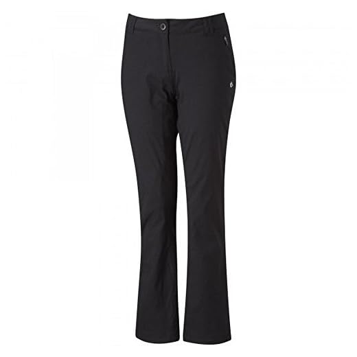 Craghoppers Kiwi Pro stretch fodrad craghoppers dam Kiwi Pro stretch fodrade byxor – svart, 14/33 cm Svart 20W 31L (Manufacturer Size: 46)