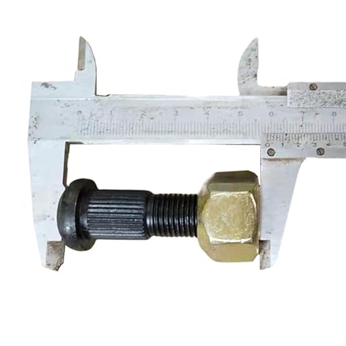 Image of 8pcs Wheel Stud & Nut Kit 6709170 Compatible with Bobcat S16 S18 S550 S770 S750 S850 Skid Steer 6564669