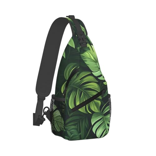 Bolso bandolera Turtleback Leaves para mujer y hombre miniatura 2