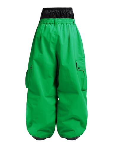 Men Women Baggy Snowboard Pants Snow Ski Pant Super Baggy Insulated Waterproof Loose Winter Outdoor