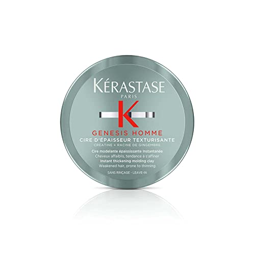Kérastase, Genesis Homme, Cire Coiffante, Pour Cheveux Affaiblis & Affinés, Cire d'Épaisseur Texturisante, 75 ml Cover