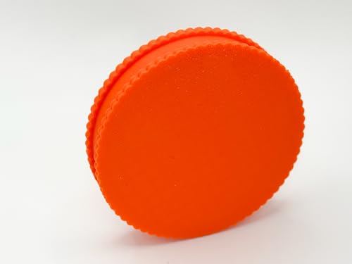 64mm Filter Paper Holder, Orange. Compatible with Aeropress Standard Coffee Maker