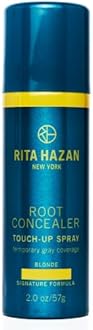 Rita Hazan Root Concealer Touch Up Spray - Instant Spray To Cover Up Roots - Quick Drying, Water-Resistant Formula - Temporary Hair Color Spray for Gray Roots - 2 oz. Root Spray