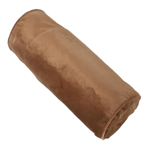 Cabilock Funda De Almohada Redonda De Terciopelo para Rollo Cervical Protector De Almohada para Dormitorio Sala De Sofá Cojín Cilíndrico