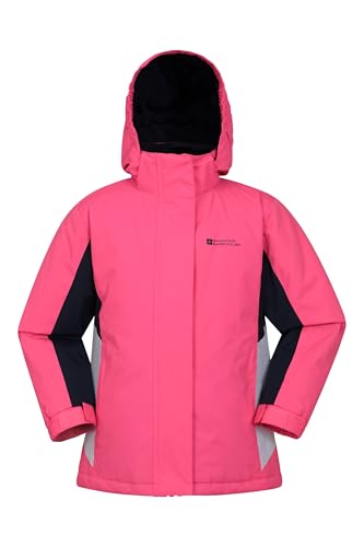 Mountain Warehouse Honey Skijacke für Kinder - Schneedicht, Kinderjacke mit Fleecefutter, Schneerock, Winterjacke - Hält Kinder warm Hellrosa 164 DE (13 Jahre)