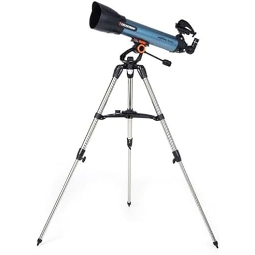 Celestron Inspire 100AZ Beginner Refractor Telescope with Phone Adapter