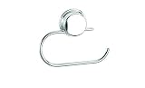 Croydex Rust Free Stick 'N' Lock Plus Toilet Roll Holder, Stainless_Steel, Silve...