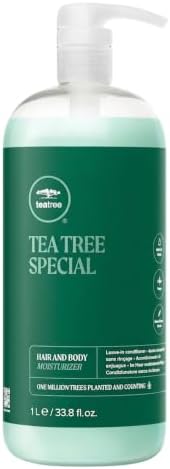 Tea Tree Hair and Body Moisturizer Leave-In Conditioner, Body Lotion, After-Shave Cream, For All Hair + Skin Types