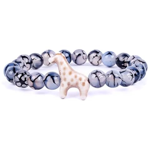 Fahlo Giraffe Tracking Bracelet, Elastic, supports Somali Giraffe Project, one size fits most for Men and Women (Keystone) Cover