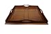 Mountain Woods Square Ottoman Wooden Serving Tray with Handles - 23"