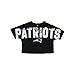 FOCO NFL New England Patriots Womens Distressed Wordmark Crop Top ShirtDistressed Wordmark Crop Top Shirt, Team Color, Medium