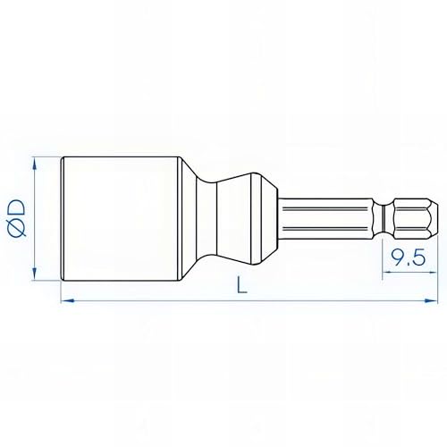 Miniatura 3 de King Tony Vaso Para Barra Roscada 6 Mm 75a106 M