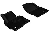 3D MAXpider Front Row Custom Fit All-Weather Floor Mat for Select Mazda CX-5 Models - Kagu Rubber (Black)