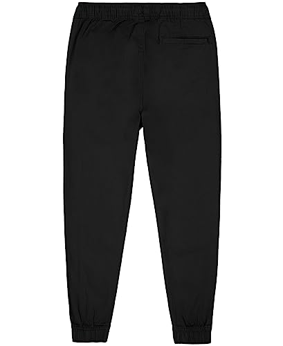 Nautica boys School Uniform Jogger Pants, Elastic Waistband With Drawstring Closure, Stretch Twill Fabric2