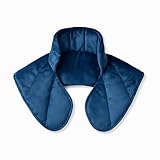 Herbal Concepts Neck and Shoulder Wrap, Hot & Cold Therapy, Microwaveable Shoulder Heating Pad, Aromatherapy Heat Wrap (Blue)