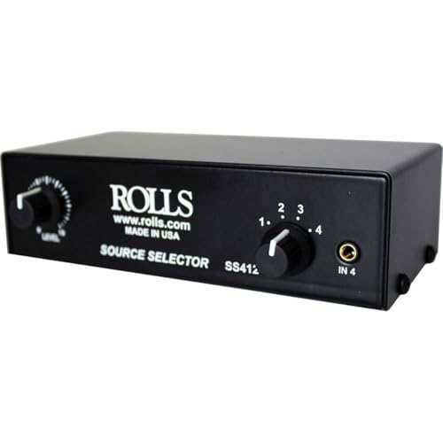 Sélecteur de source audio Rouleaux Ss412 pour éviter de débrancher vos câbles RCA hifi