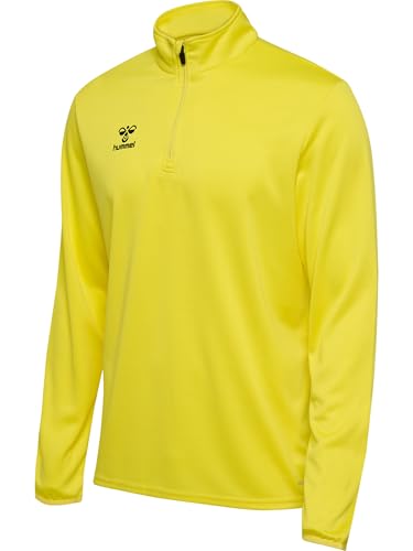 Hummel Hmlessential Half-Zip Sudadera Hombre ligera transpirable ropa deportiva casual