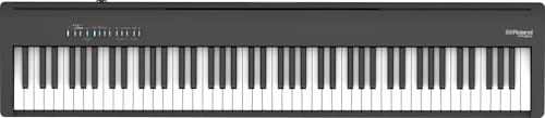 Roland FP-30X-BK Piano Digital com 88 Teclas, Bluetooth Áudio/MIDI, 56 Sons e Sistema de Som Integrado