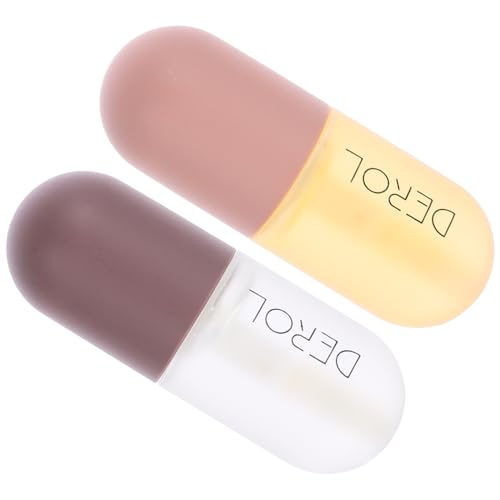 NULYLU 1 Caja regordete de labios limpiador tinte labios durmiendo más regordete brillo de labios lip gloss lipgloss Refuerzo de volumen de labios aceite rellenador de labios el plastico