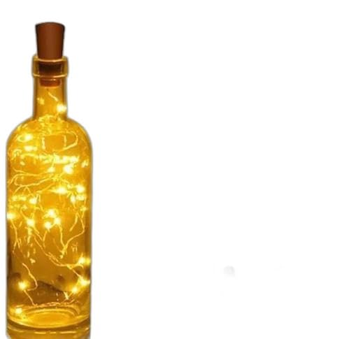 10pcs Cork Light for Bottles – LED Bottle Cork Light | Wine Bottle Light for Ganpati Decoration, Diwali Light, Christmas Decor (10 Pack)