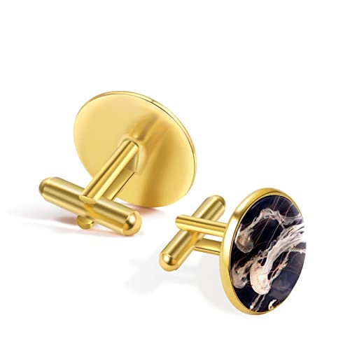 lucide kwallen Manchetknopen voor mannen set gepersonaliseerd - Image 4