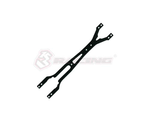 Integy RC Model SAK-M4P10 Graphite Upper Deck for 3RACING Sakura M PRO