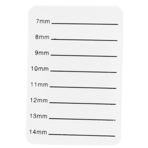 ABOOFAN Vassoio per Extension Ciglia in Acrilico Bianco Portaciglia Riutilizzabile per Estensione e Conservazione Superficie Liscia per Trucco e Uso Professionale