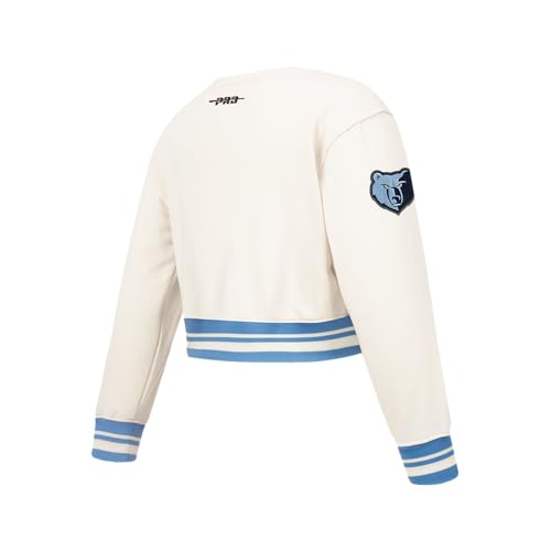 Image of Pro Standard Big Girls NBA Retro Classics Fleece Crewneck Sweatshirt