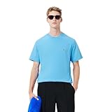 Lacoste Men's Cotton T-Shirt, Argentine Blue Green Croc, XX-Large