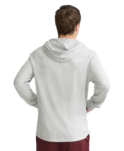 Champion Men's Pullover Jersey T-Shirt Hoodie, Standard Fit, Midweight, Script Logo, Oxford Gray Heather - Classic Script Logo, XX-Large - image 2