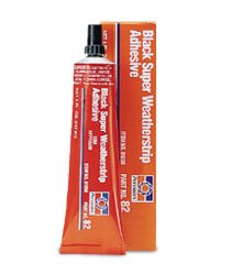 Permatex 81850 Black Super Weatherstrip Adhesive 5 fl oz Tube