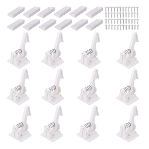 Vmaisi 12 Pack Cabinet Locks Child Safety Latches - Baby...