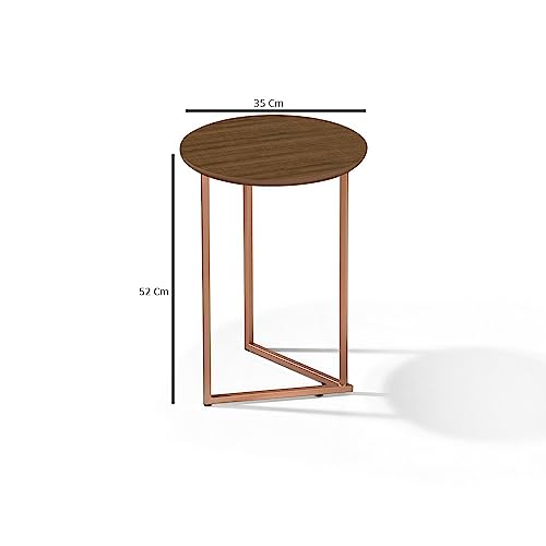 Jogo de Mesa Lateral Apoio Canto Jade Kit Sala Estar luxo