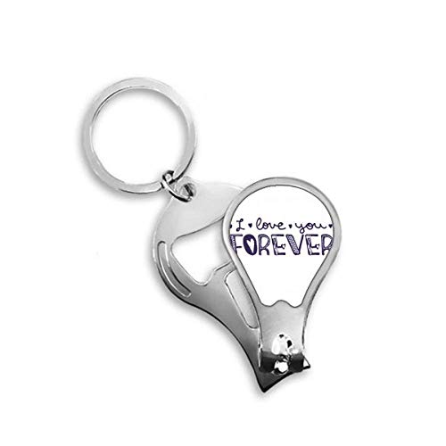 Coupe-ongles de pieds Love You Forever mignon accessoire pédicure acier durable