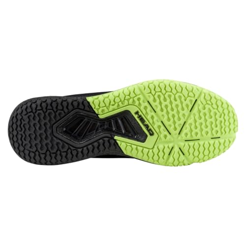 HEAD Men's Motion Pro Pickleball Shoes, Black/Lime, 10