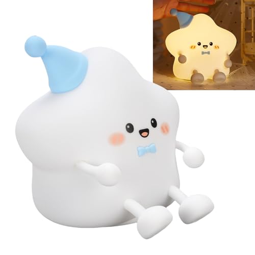 Lámpara de Noche Estrella Kawaii Recargable con Batería 1200mAh miniatura 6