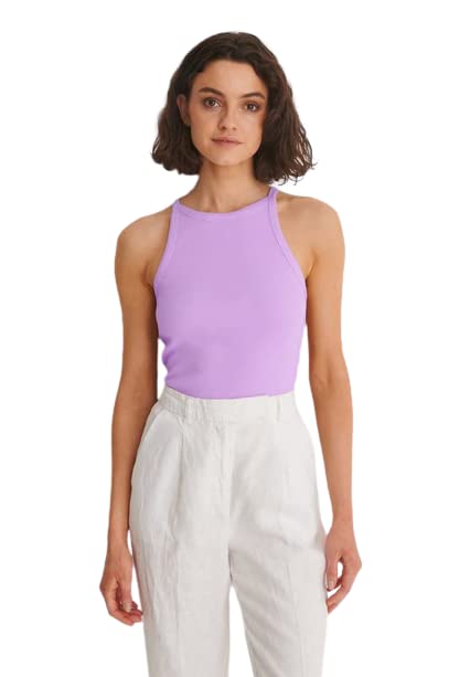 redamancii Women's & Girl's Ribbed Spaghetti Tank Top-picture-36
