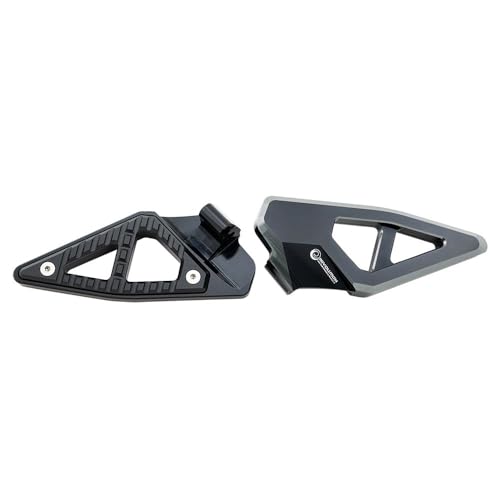 REVOLUTION z_PCX160/2025NfpAtbgyO Foot pegs for HONDA PCX160 KF47 ^fXebv (Black-Grey)