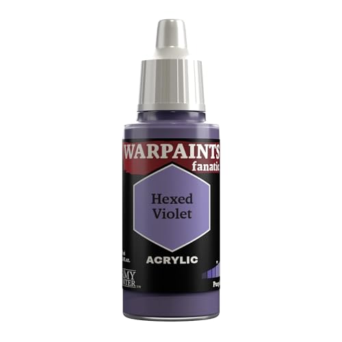 The Army Painter, Warpaints Fanatic Hexed Violet Single Acrylics, Miniature Hobby Painting, Quality Paint for Miniature Wargaming