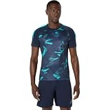 [アシックス] サッカーウェア プラクティスグラフィック半袖シャツ 2101A306 ユニセックス大人 405(ミッドナイト) 3XL