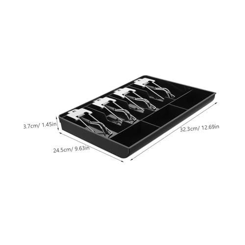 Caisse à compartiments multiples NUOBESTY avec clip de fixation pour billets - 2