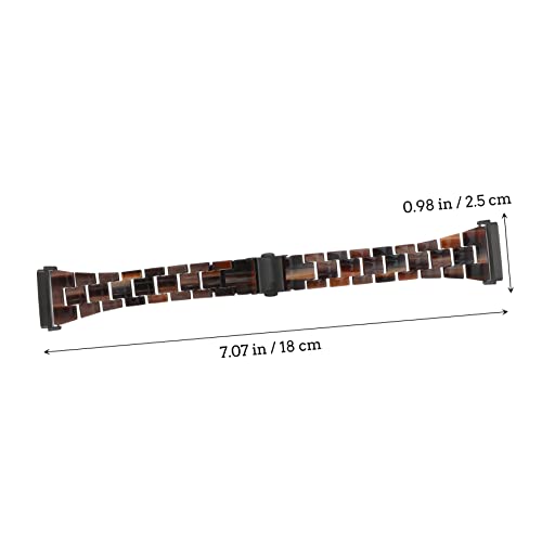 Elegant Resin Watch Band Replacement Strap for Watch Band Tortoise Dress up Accessory4