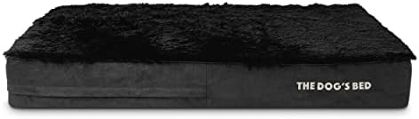 Replacement Outer Cover (No Mattress) for The Dog's Bed Orthopaedic, Washable Fur Fabric, Small 71 x 48 x 10cm (Grey Fur)
