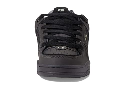 Image of Globe Mens Fusion Skate Shoes, Black /Gunmetal /Grey, 12 UK