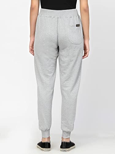 Image of UZARUS Women's Cotton Regular Fit Joggers Track Pants with 3 Pockets