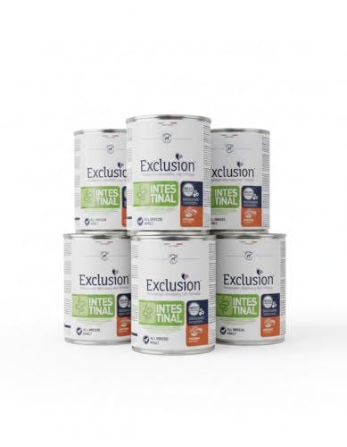 Exclusion Intestinal Maiale e Riso Confezione 6x400g Umido Cane Monoproteico