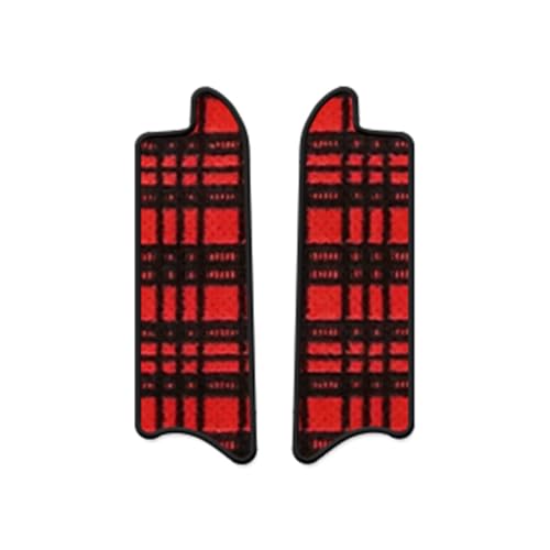 Hotfield ホンダ 新型 N-BOX/NBOX カスタム リア用サイドステップマット JF5 JF6 マドラスレッド