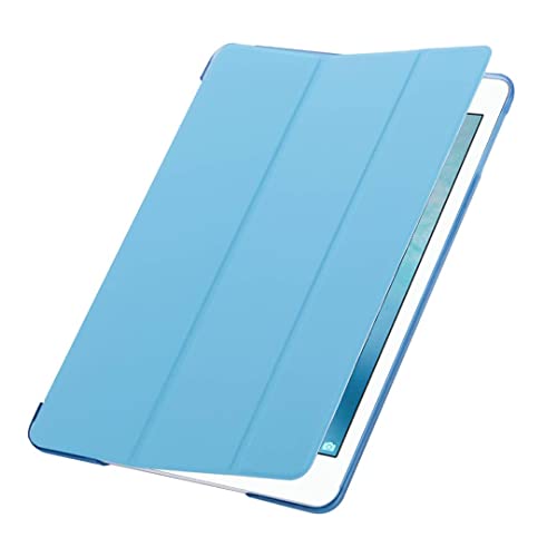 For Apple iPad Pro 10.5 2017 A1709 Smart case Magnetic Stand cover with Wake/Sleep (Turquoise), Aqua - Image 4